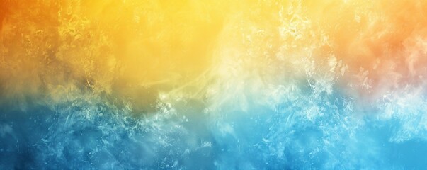 a blue and yellow background - obrazy, fototapety, plakaty
