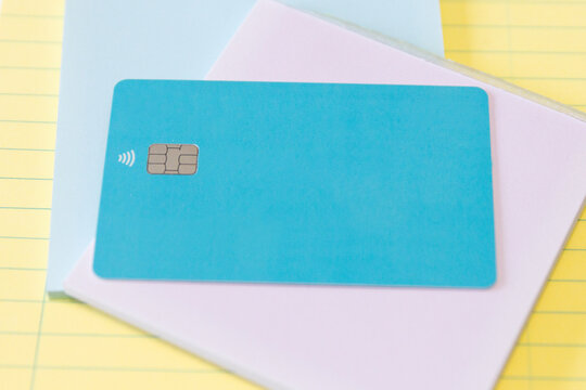Contactless Payment Card on White Envelope