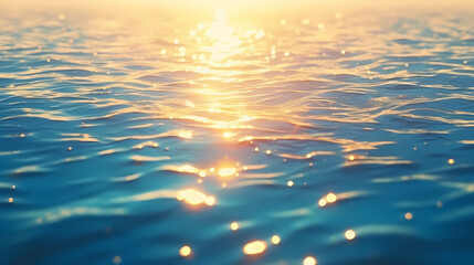 Tranquil water takes on a dreamlike blur effect