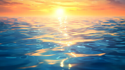 Tranquil water takes on a dreamlike blur effect