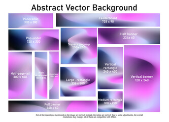 Creative covers or horizontal posters concept in modern minimal style for corporate identity, branding, social media advertising, promo. Minimalist cover design template with dynamic fluid gradient