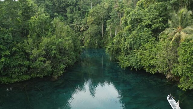 Paisupok Lake, Banggai Islands Regency, Central Sulawesi , Indonesia 