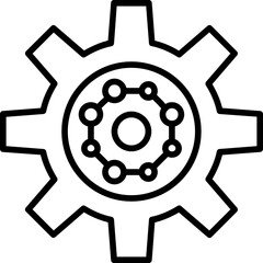 Obraz premium Nanotechnology Icon