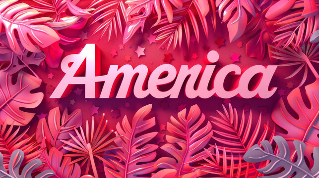 A man points to the word "America" on a solid colored background in the image referenced by thatotherguyagain.