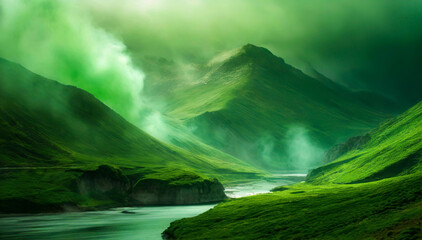 Zielony krajobraz