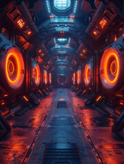 Rap stage design. AI generative