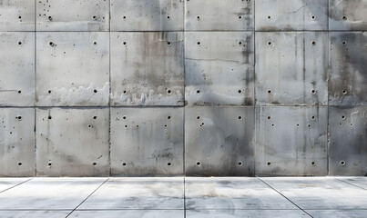Textured Concrete Wall and Floor Background