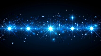 Luminous stars burst with sparkles isolated on transparent background.Light trace with dazzling stars.