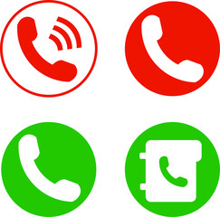 contact icons,set of phone