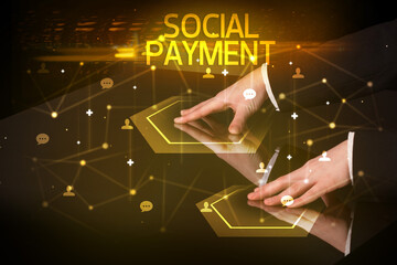 Navigating social networking with social icons