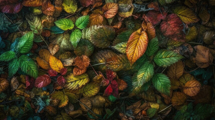 Forest leaves mix