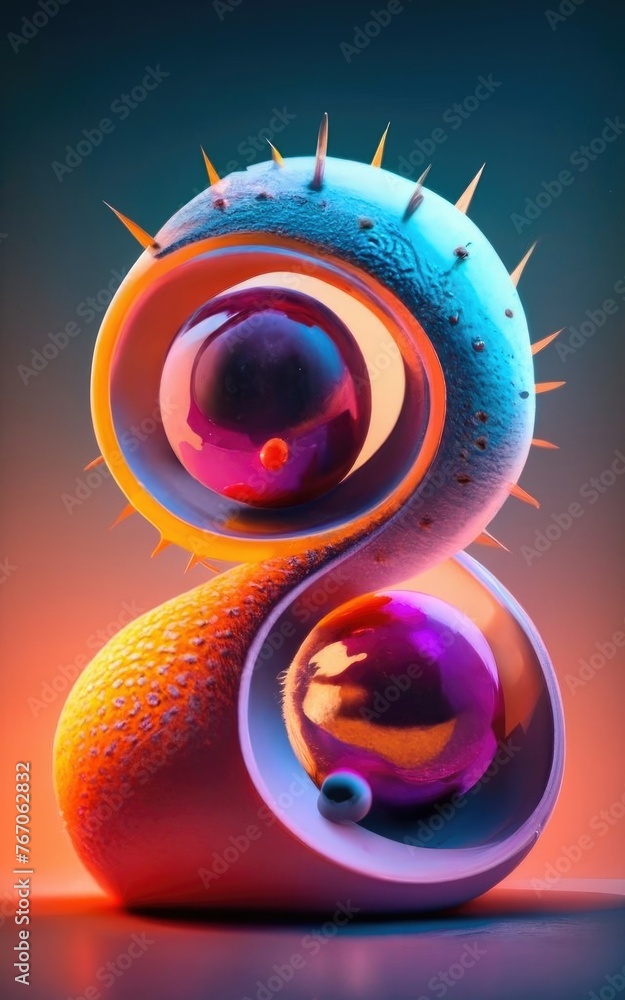 Poster inspirational minimal style abstract shapes background.