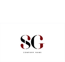 SG,GS, S, G Abstract Letters Logo Monogram