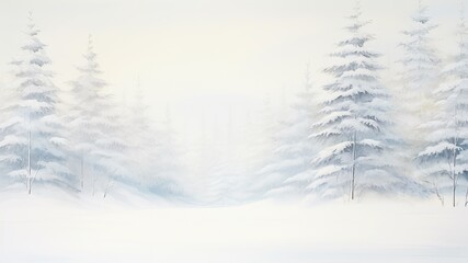 冬の森の景色_3