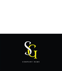 SG,GS, S, G Abstract Letters Logo Monogram