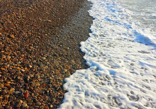 stones colors beach background texture pattern natural chinitas coast summer wave shore sea