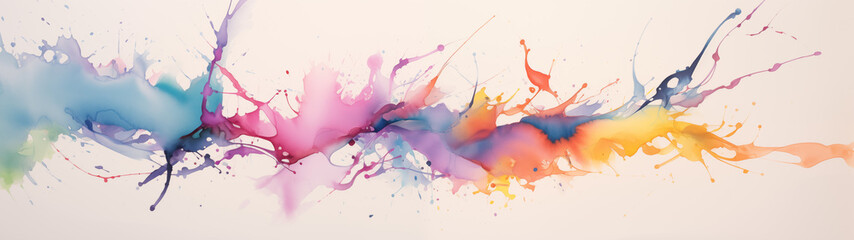 Abstract Color Explosion Artwork for Creative Background