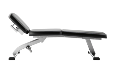 Bench for Hyperextension Exercises isolated on transparent Background