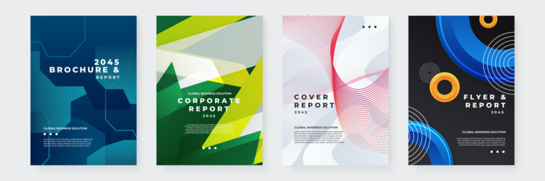 Colorful vector modern and minimalist brochure corporate modern cover template for annual report, cover, vector template brochures, flyers, presentations, leaflet, magazine a4 size