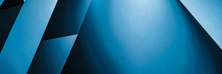 Fototapeta na wymiar Unveiling the Essence: Blue Hues as a Symbol of Serenity in Business