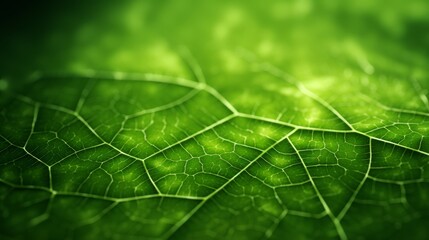 Double exposure light on detailed leaf texture showcasing veins and cells for unique background
