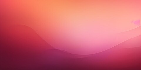 A captivating gradient background, with soft melon tones merging into deep magenta, infusing the space with warmth and elegance, ideal for creative exploration. - obrazy, fototapety, plakaty