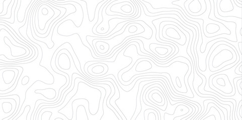 Topographic map and landscape terrain texture grid. Abstract lines background. Contour maps. Vector illustration. black and white topographic contours lines of mountains.	
