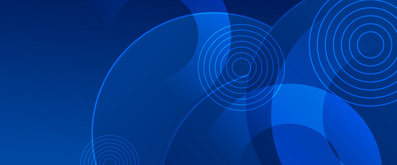 Blue vector minimalist modern abstract banner with shapes. For website, banners, brochure, posters, flyer, card, and cover