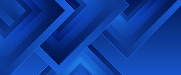 Blue vector gradient abstract banner with shapes elements. For background presentation, background, wallpaper, banner, brochure, web layout, and cover