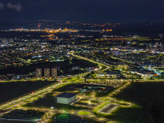Bairro Parque Brasil 500 na cidade de Paulínia em 2024. Cidade vizinha à Campinas no interior de São Paulo.