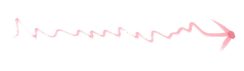 pink arrows isolated on transparent background