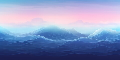 A mesmerizing gradient spectacle, transitioning from coral pinks to deep oceanic blues, creating a vivid backdrop for graphic resources. - obrazy, fototapety, plakaty