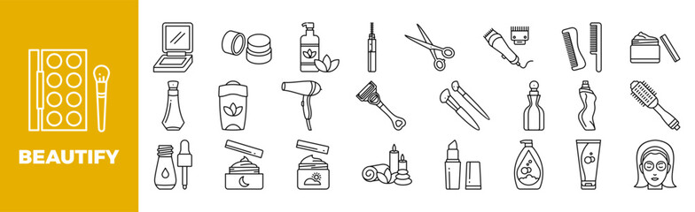 Beautify Icon Set For Design Elements	