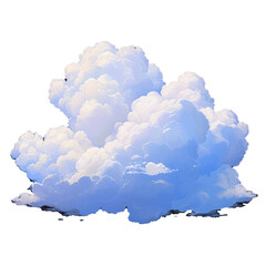 Cloud cartoon in the morning.