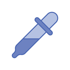 Blue Line Dropper vector icon