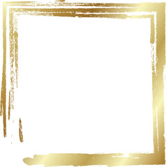 Grunge golden frame. Luxury design