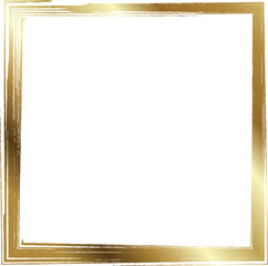 Grunge golden frame. Luxury design