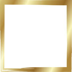 Grunge golden frame. Luxury design