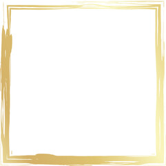 Grunge golden frame. Luxury design