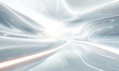 Abstract white futuristic digital background