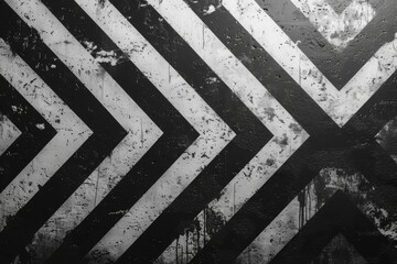 Modern grunge background in black and white. A monochrome abstract pattern.