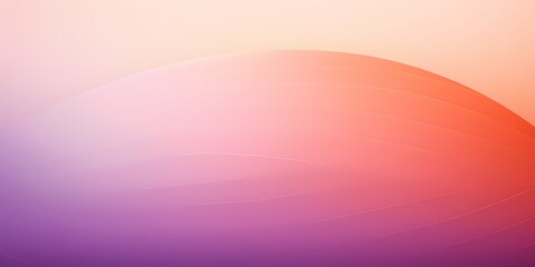 A captivating gradient blend, ranging from warm peach tones to twilight violets, offering a vibrant stage for graphic design elements. - obrazy, fototapety, plakaty