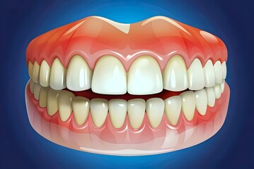 Healthy Teeth Smile Dental Hygiene Oral Care Bright Glossy