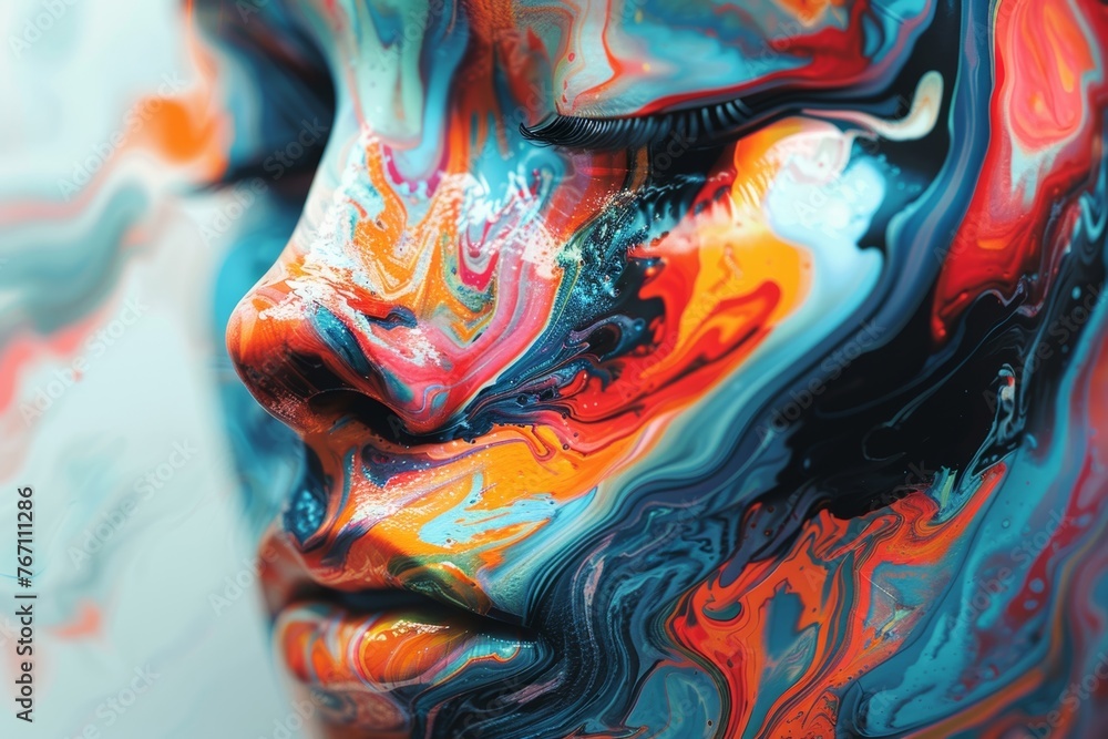 Aufkleber artificial intelligence technology is being used to create modern and contemporary illustrations of 