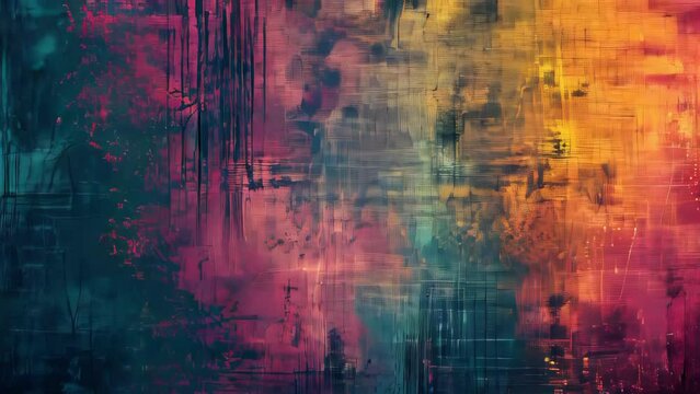 Grunge texture, distressed background. With different color patterns: yellow (beige); brown; purple (violet); pink