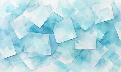 Watercolor painted rectangles background, modern design - obrazy, fototapety, plakaty