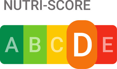 Nutri Score nutrition label symbol healthy eating for food Nutri-Score
