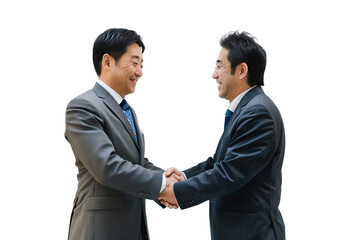 Business man shaking hand