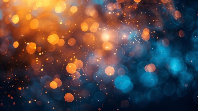 Soft focus lights producing a dreamy backdrop for coding operations.