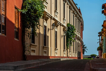 Fototapeta na wymiar Photograph Archive of Cartagena, Colombia.